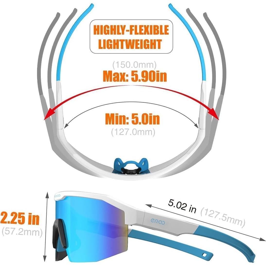 Gafas de Sol Deportivas ER00 F24d para Rostros Pequeños