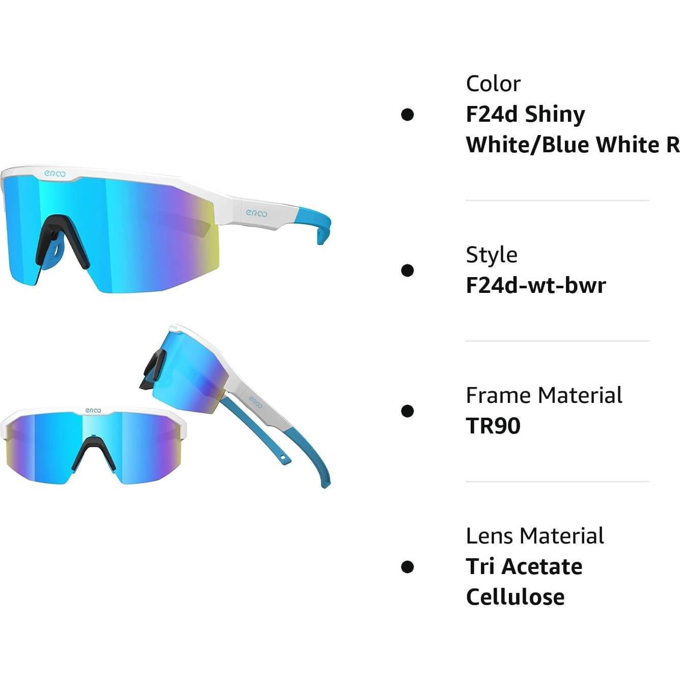 Gafas de Sol Deportivas ER00 F24d para Rostros Pequeños