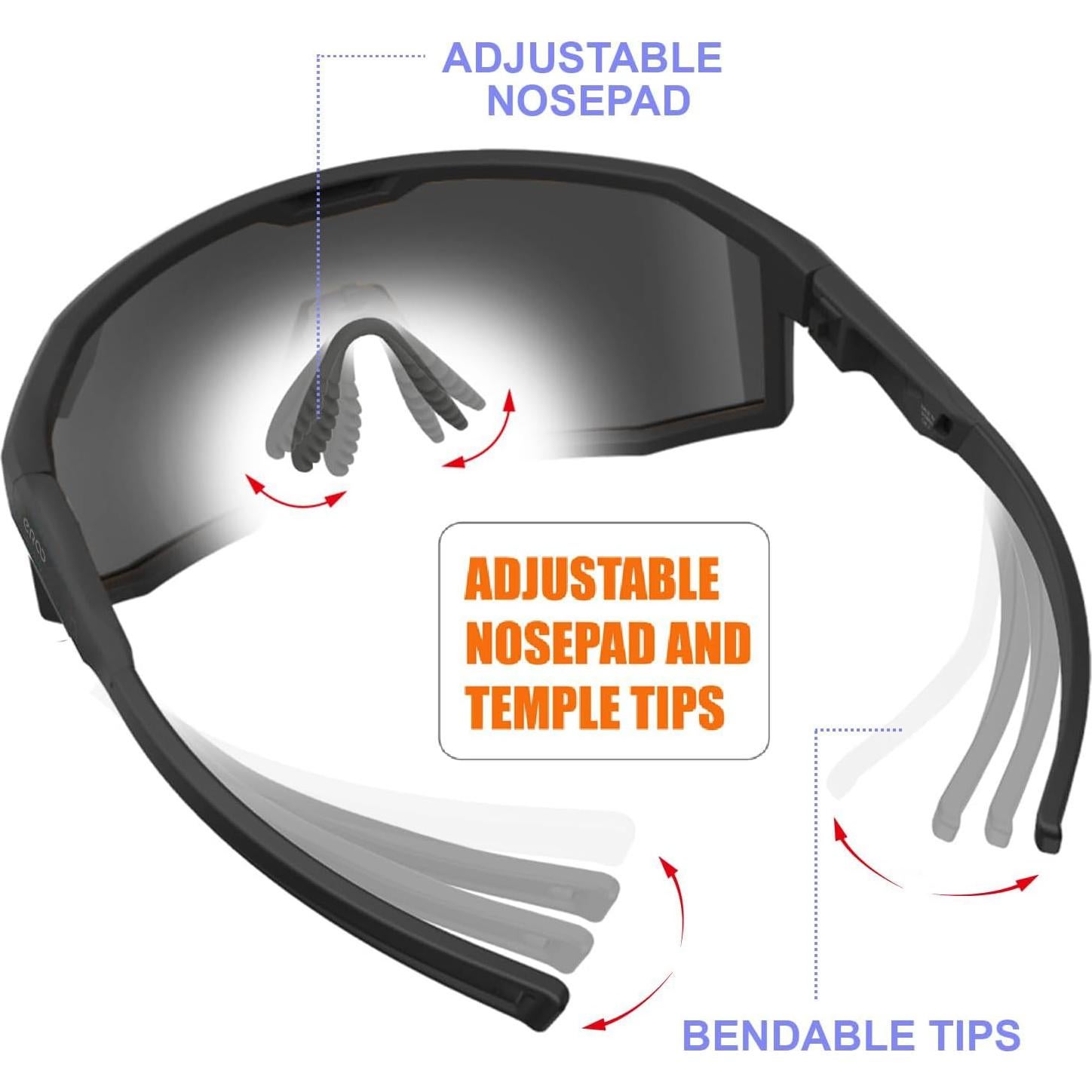 Gafas de Sol Deportivas ER00 F23a Polarizadas para Mujeres