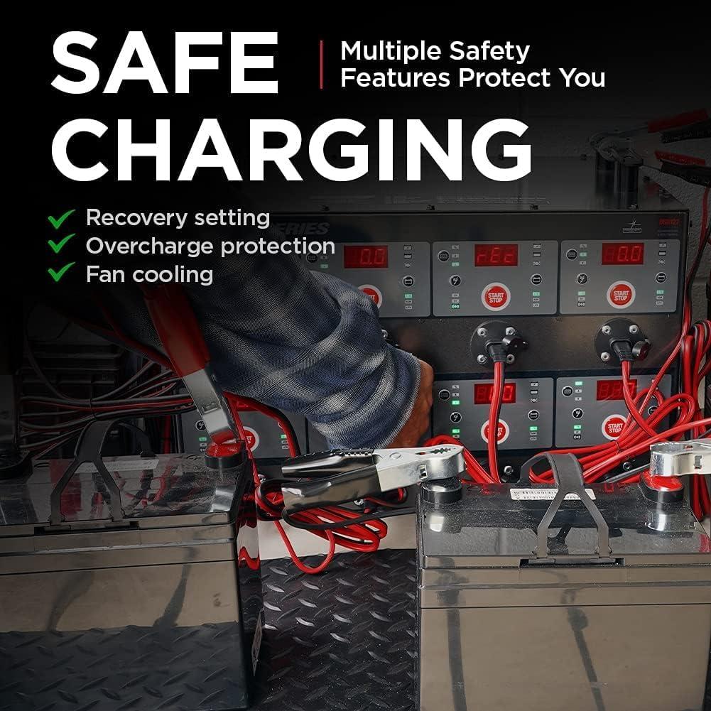 Cargador de Baterías Schumacher DSR127 - 8 Bancos 6V/12V