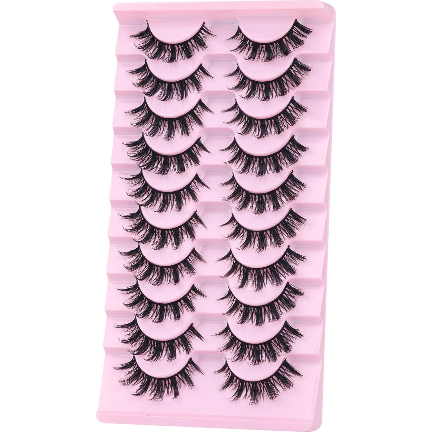 Pestañas Postizas FANXITON 15mm Estilo Japonés D Curl