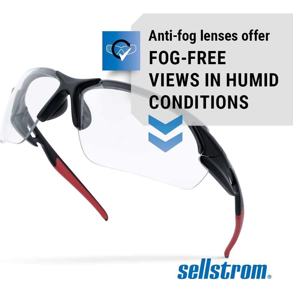 Gafas de Seguridad Sellstrom S72300 Antivaho Lente Transparente