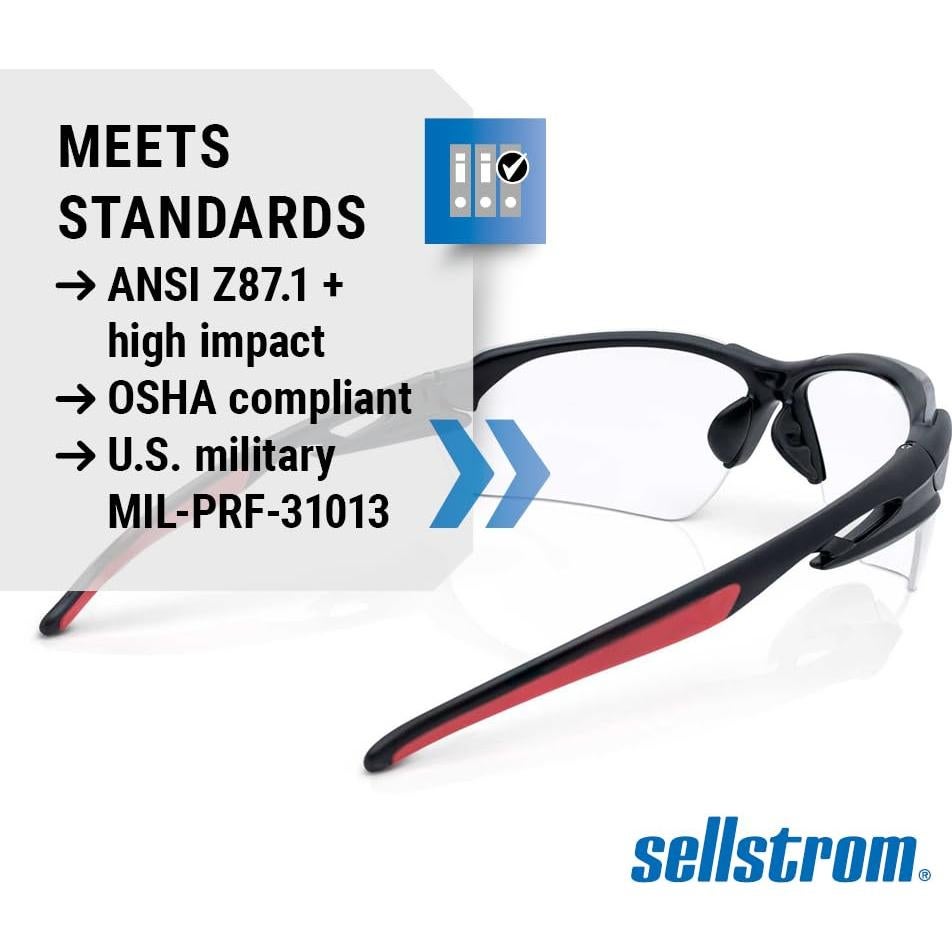 Gafas de Seguridad Sellstrom S72300 Antivaho Lente Transparente