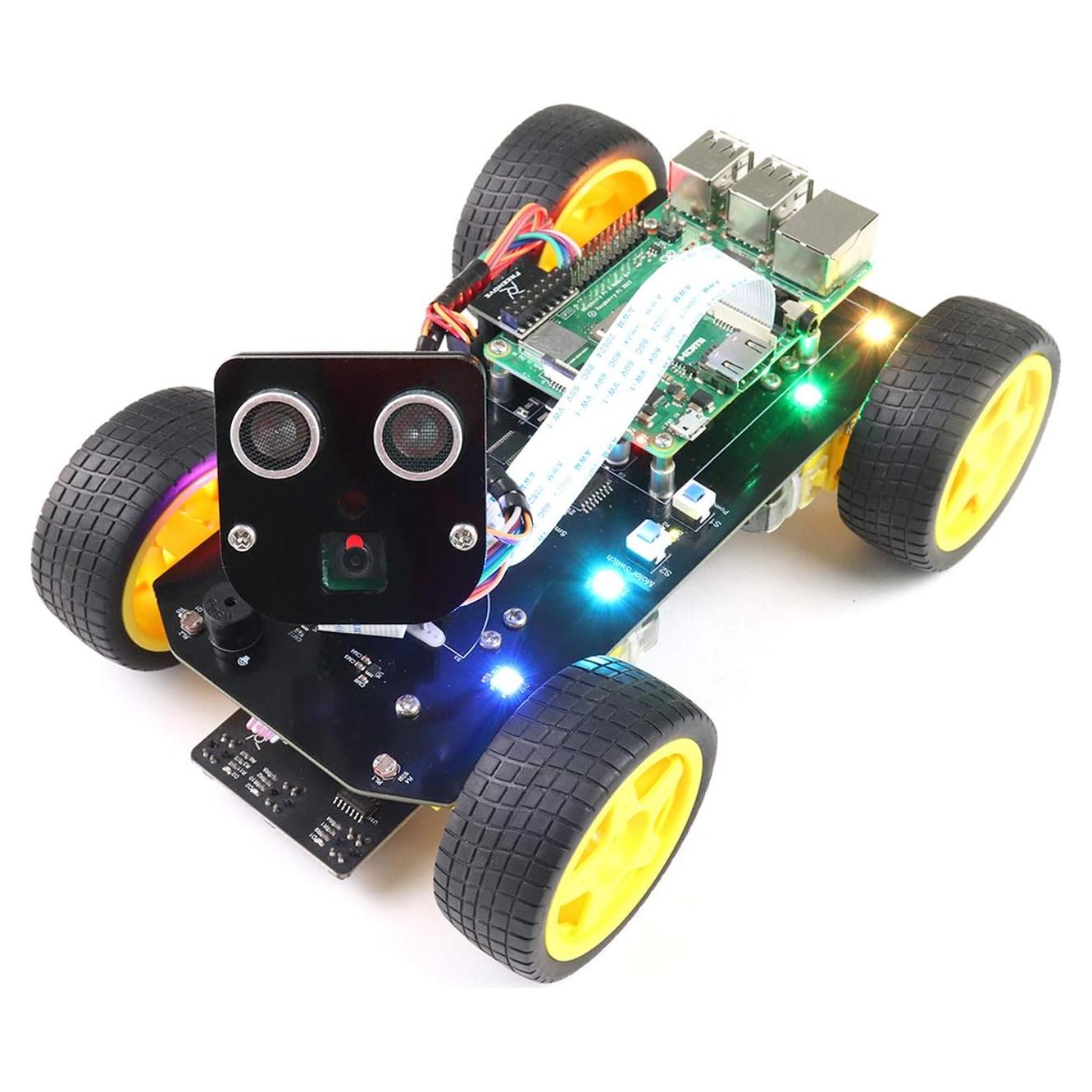 Freenove Kit Coche Inteligente 4WD para Raspberry Pi 21x15x12.5cm