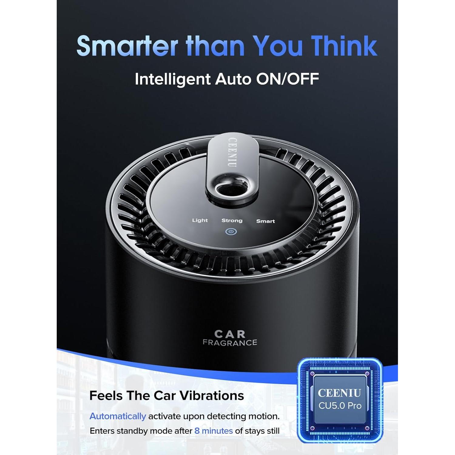 Ambientador Inteligente Ceeniu F26 para Automóvil, Nebulización