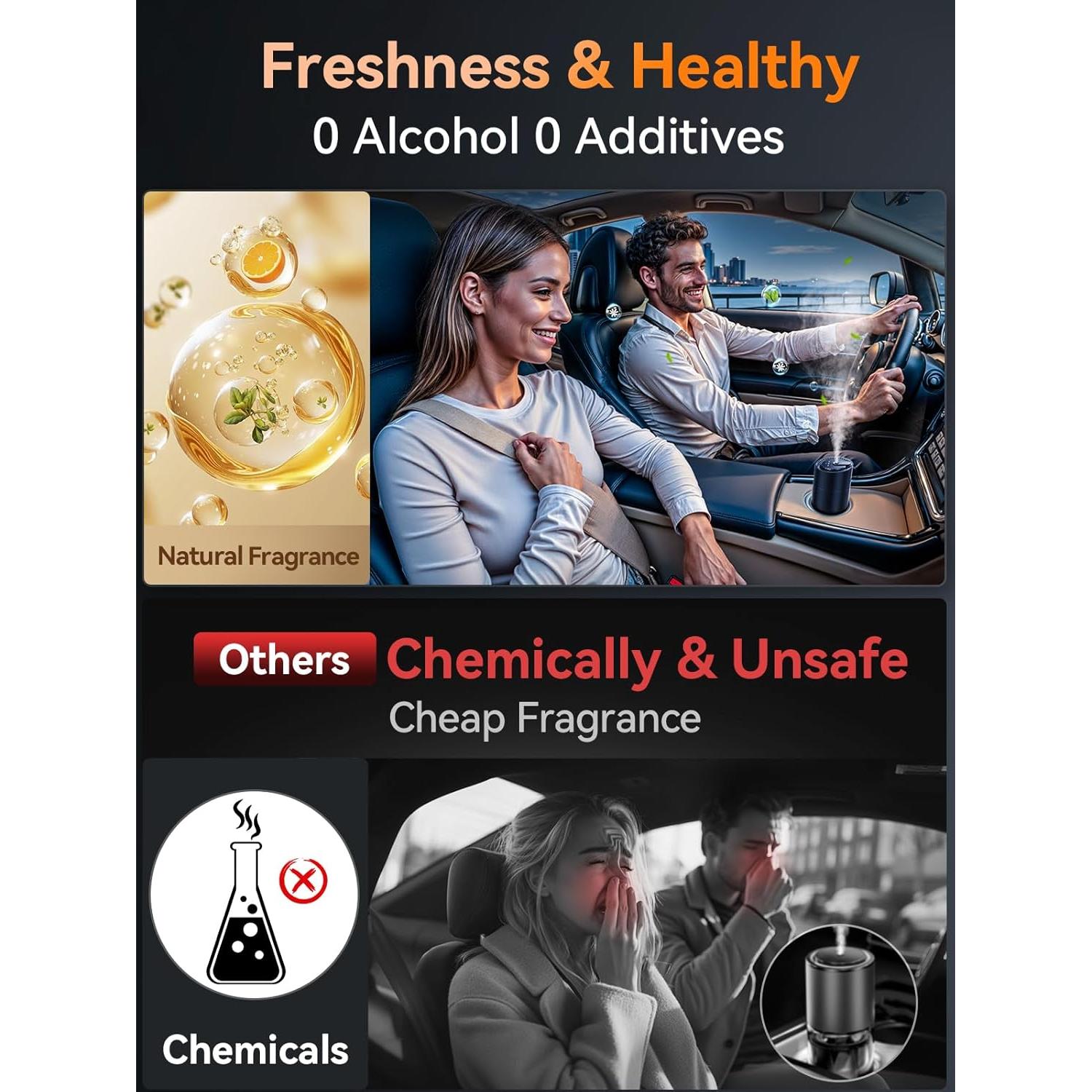 Ambientador Inteligente Ceeniu F26 para Automóvil, Nebulización