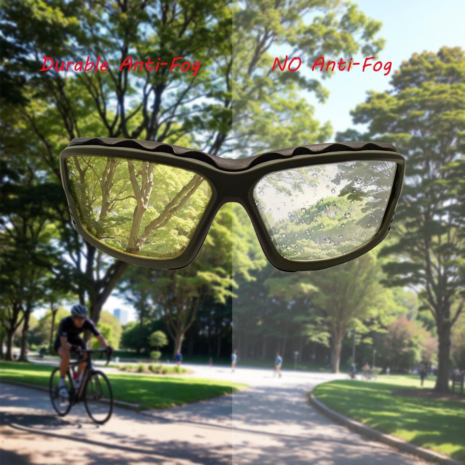 Gafas de sol de seguridad SOLPRO con lente amarilla antiempañante