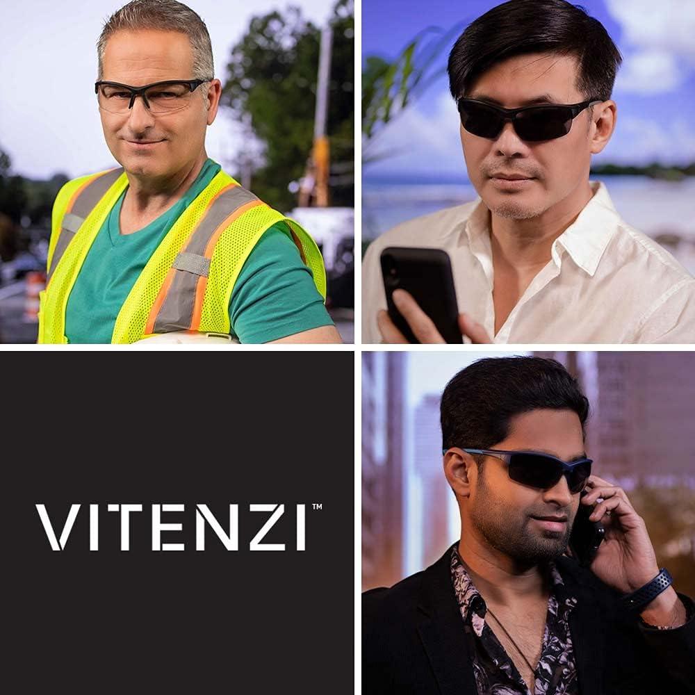 Gafas de Seguridad Bifocales VITENZI TR90 Azul 2.25 Dioptrías