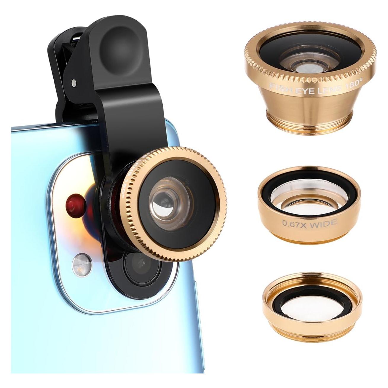 Kit de Lentes de Cámara para Teléfono ULTECHNOVO 3 en 1