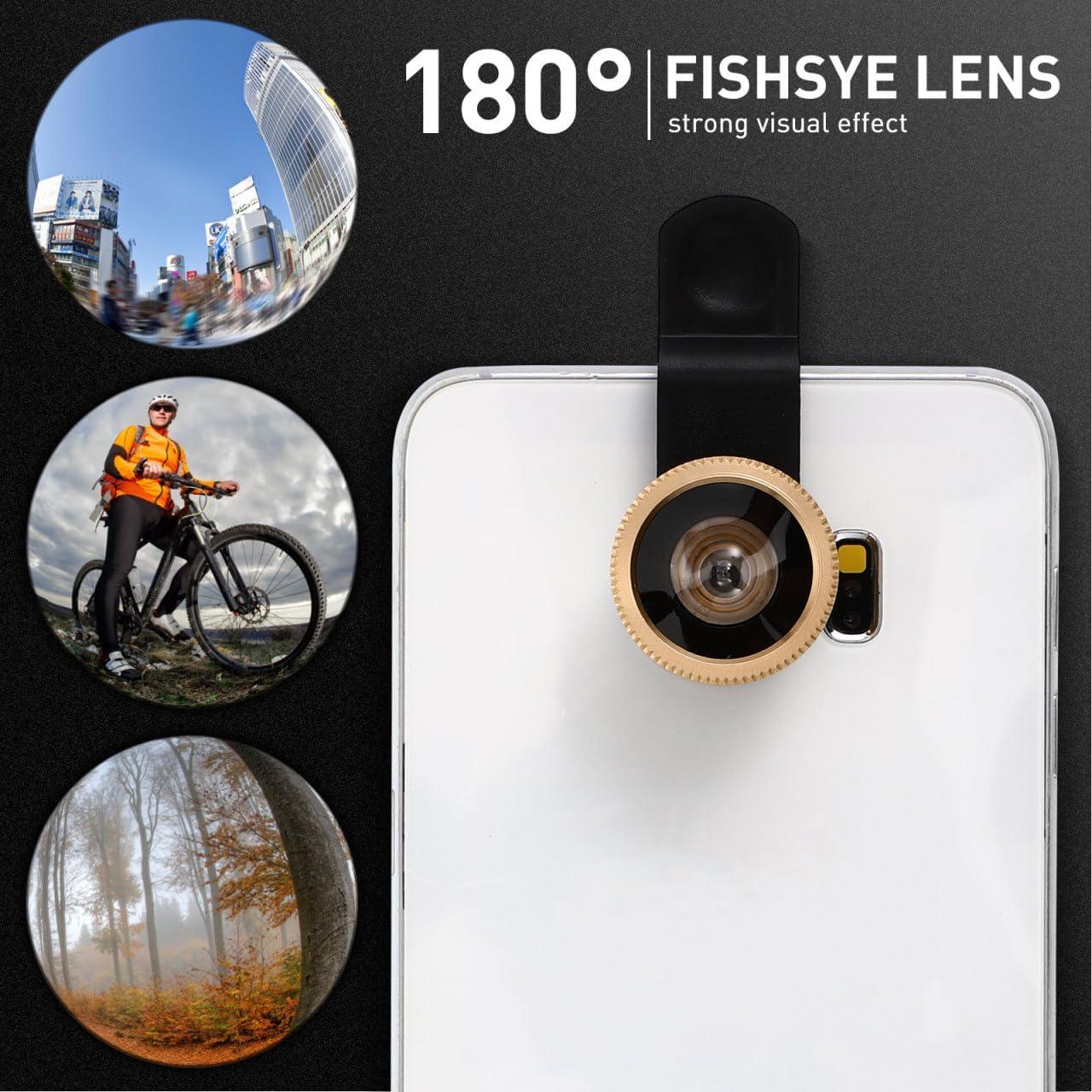 Kit de Lentes de Cámara para Teléfono ULTECHNOVO 3 en 1