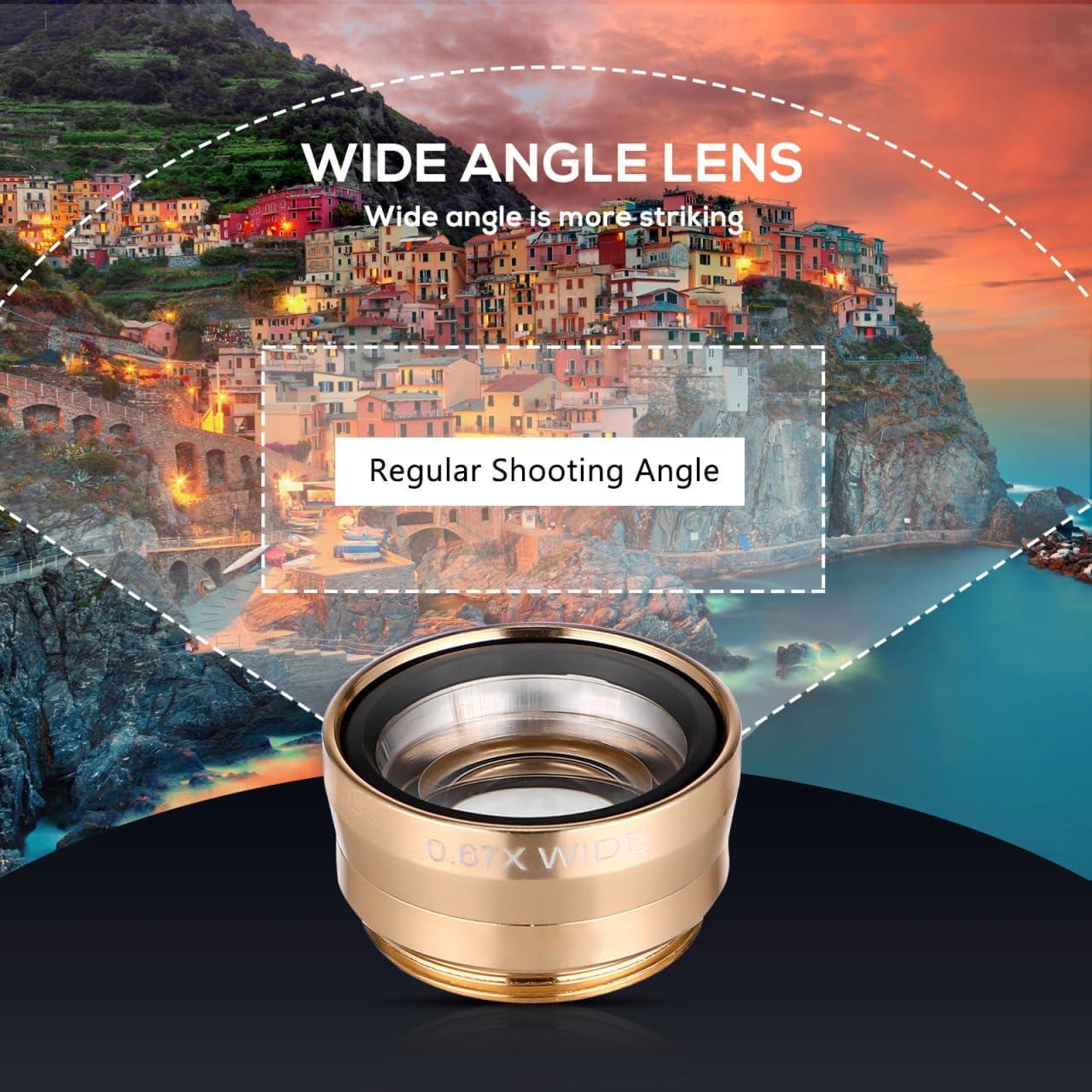 Kit de Lentes de Cámara para Teléfono ULTECHNOVO 3 en 1