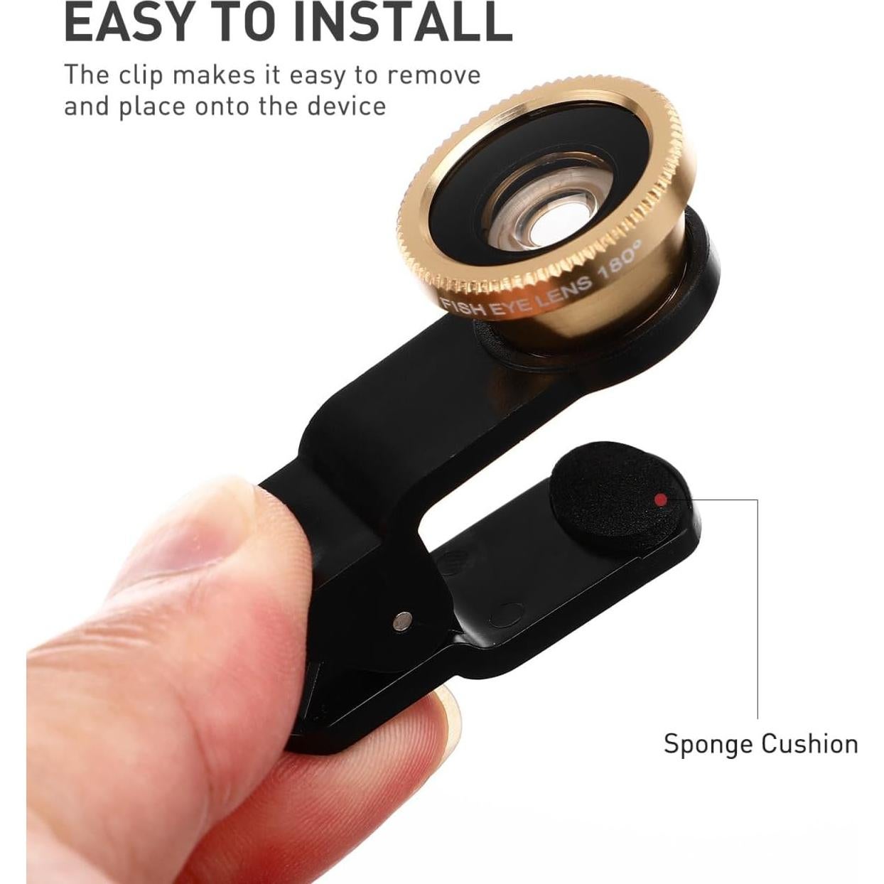 Kit de Lentes de Cámara para Teléfono ULTECHNOVO 3 en 1