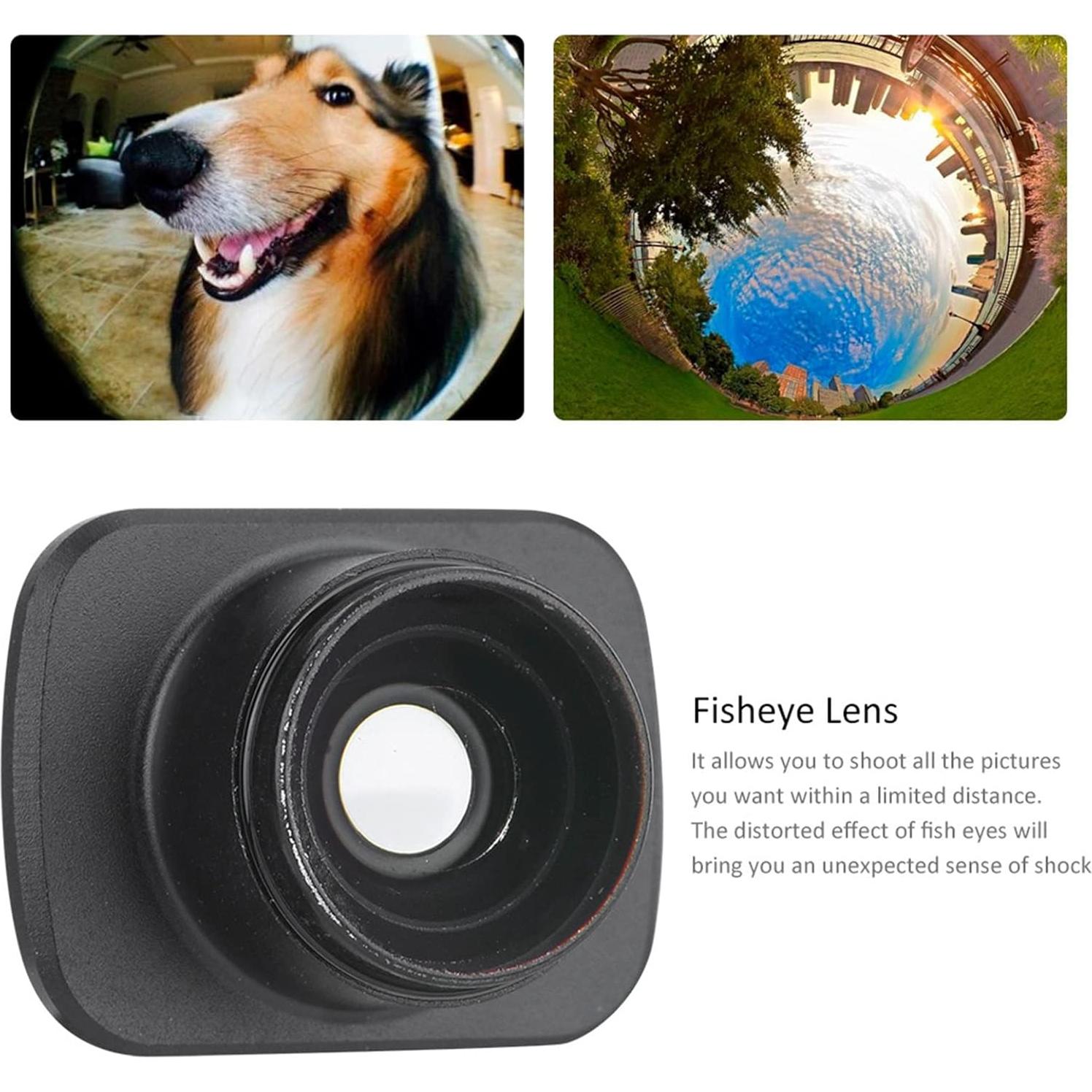 Juego de Lentes Gonetre para Cámara Osmo Pocket - Macro 10X, Gran Angular y Ojo de Pez