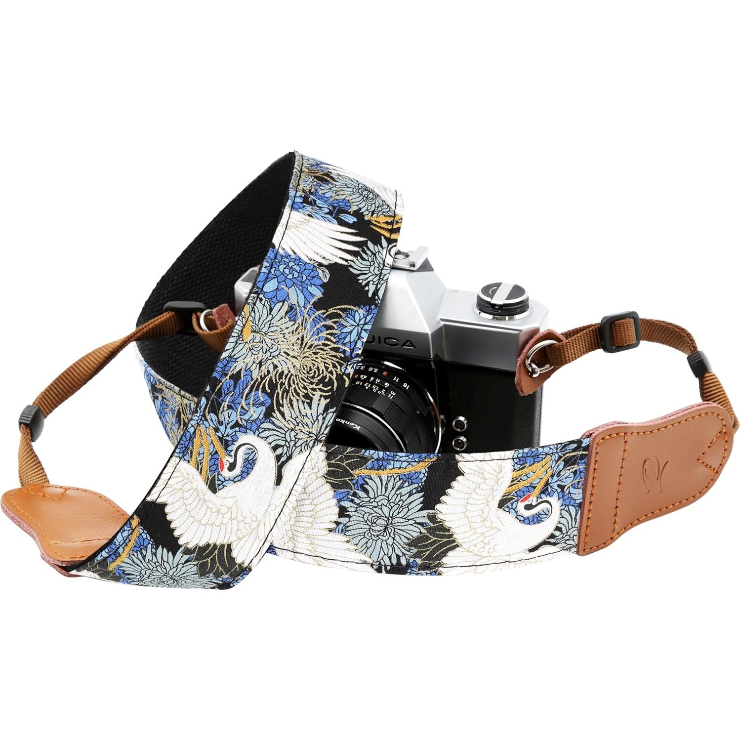 Correa de cámara Padwa Lifestyle Grulla Azul 2" Ajustable