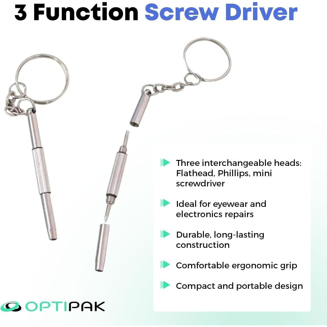 Kit de limpieza de lentes OPTIPAK - 2 sprays 59ml + paños