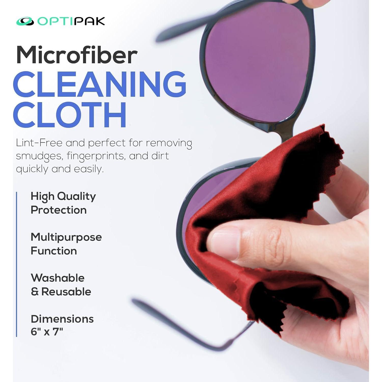 Kit de Limpieza de Lentes OPTIPAK - 2 Spray 29ml + 2 Paños