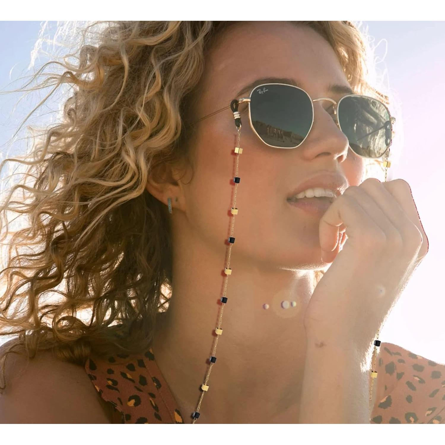 Cadena de Gafas JURYLOO Turquesa 71.88 cm para Mujeres