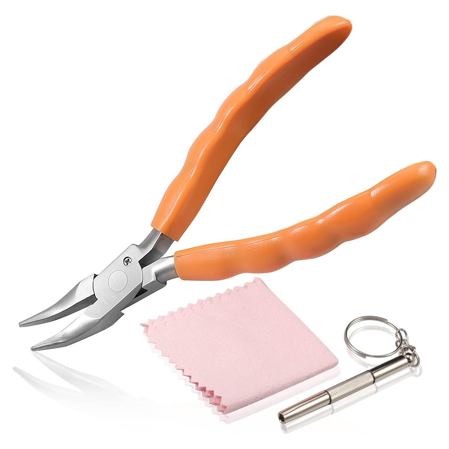 Alicate de Punta Curva LEONTOOL 15.24 cm con Destornillador