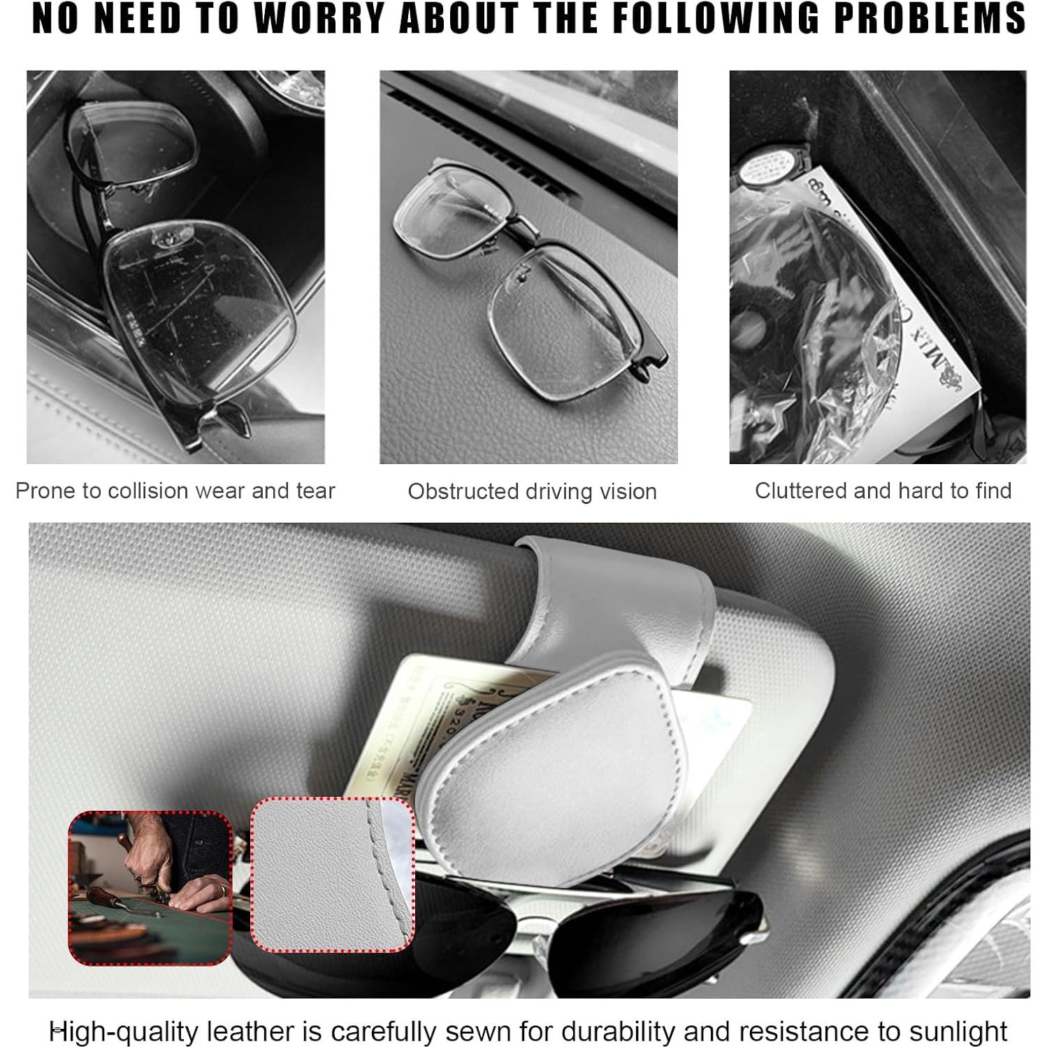 Soporte de Gafas de Sol Sylvil 2 PCS Magnético Gris