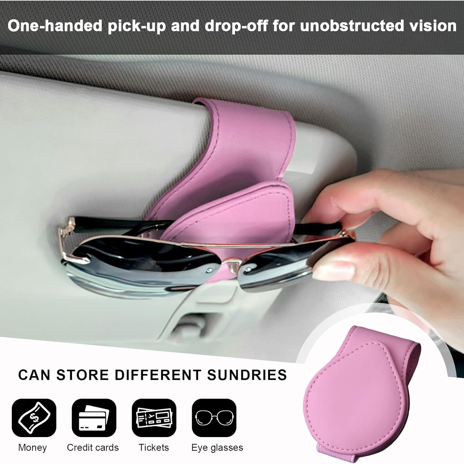 Soporte de Gafas de Sol Sylvil Rosa 2 PCS Magnético