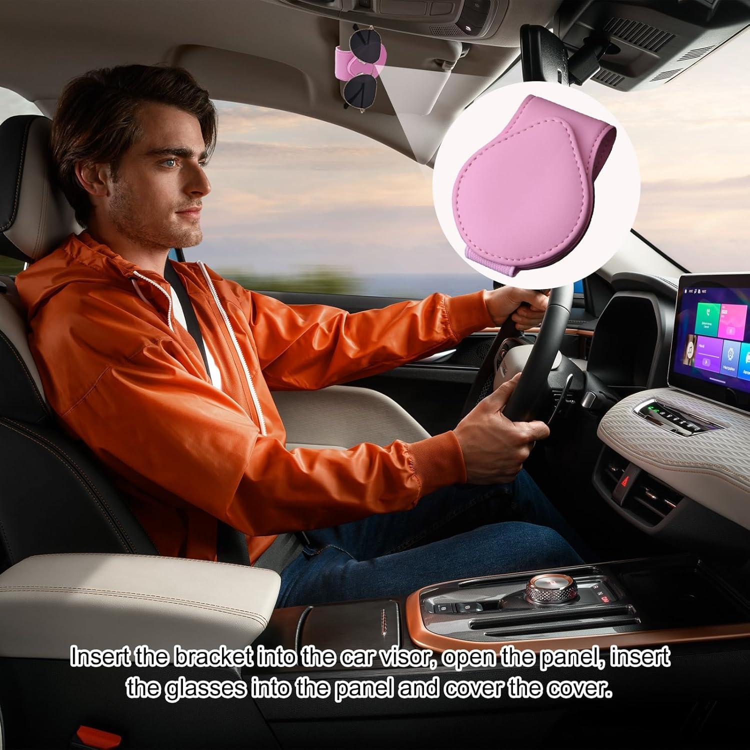 Soporte de Gafas de Sol Sylvil Rosa 2 PCS Magnético