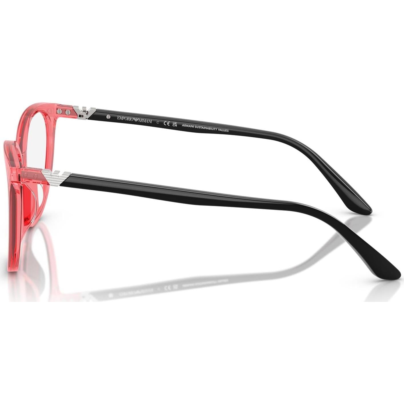 Gafas de Prescripción Emporio Armani EA3249U Cat Eye Rojo