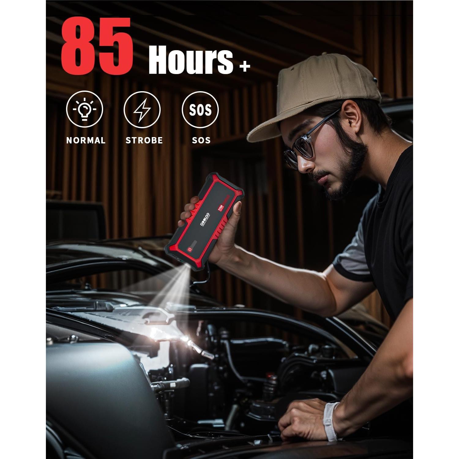 GOOLOO Arrancador de Salto 3000A 12V para Automóviles