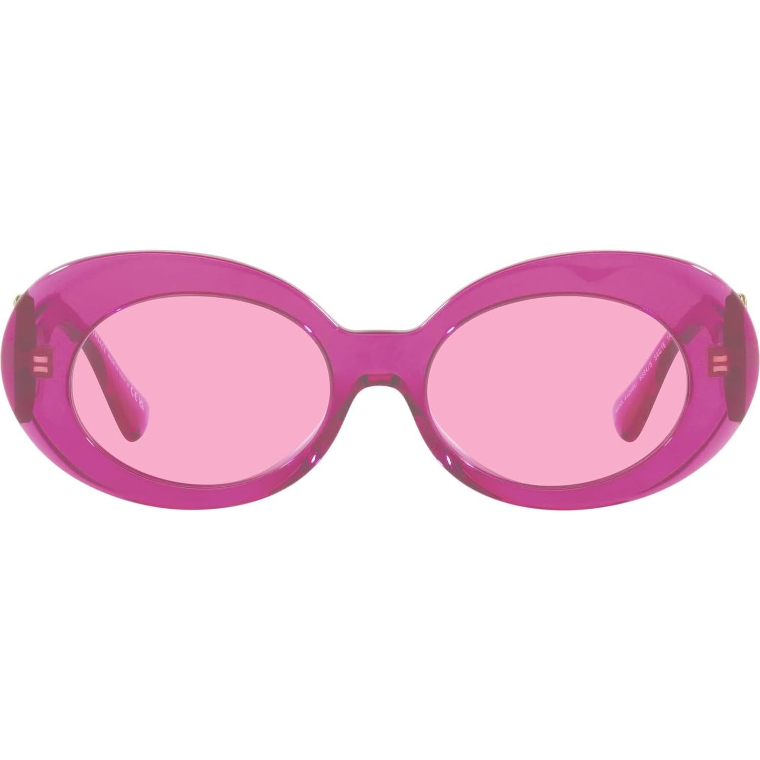 Gafas de sol Versace Mujer Marco Negro Lentes Grises 54mm