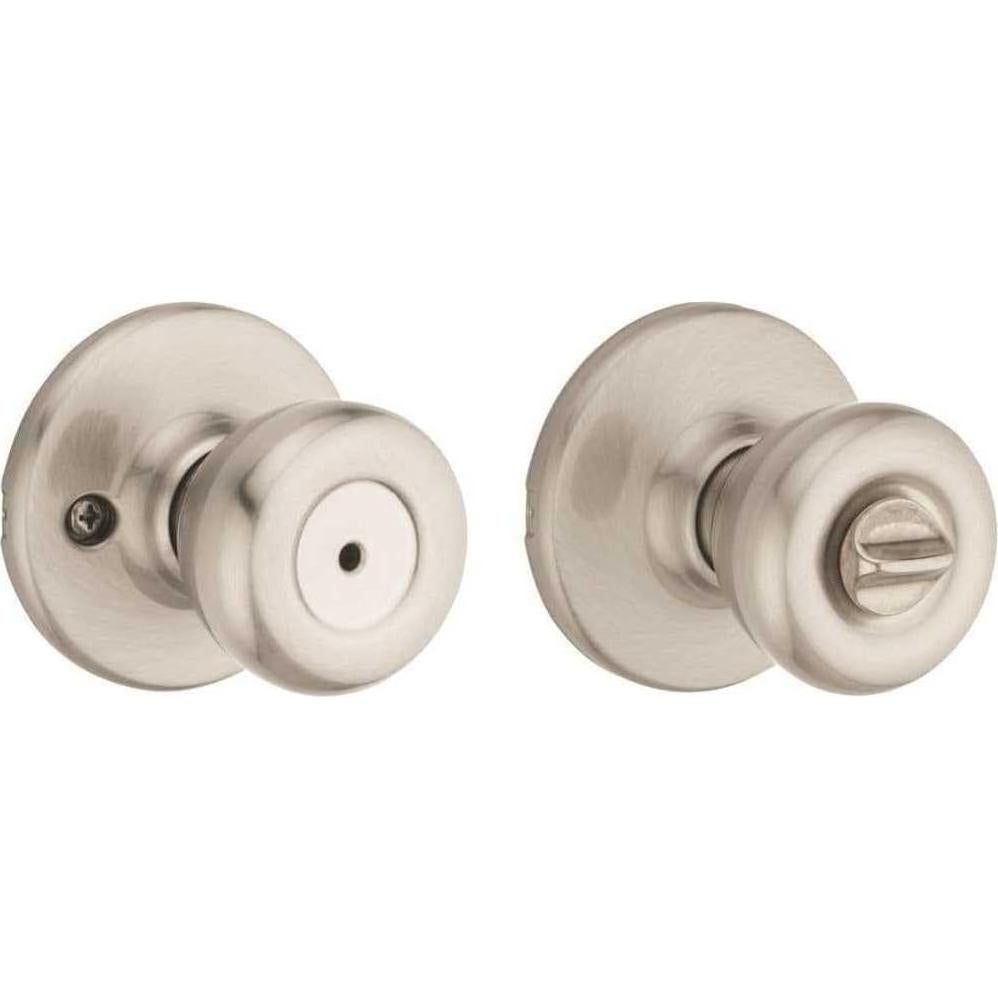 Pomo de Privacidad Kwikset Tylo Niquel Satinado 1 Paquete