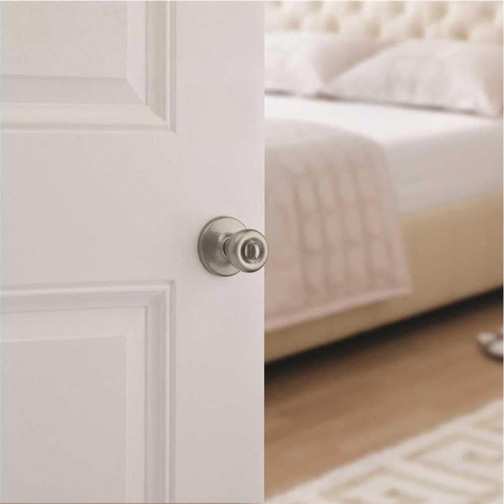 Pomo de Privacidad Kwikset Tylo Niquel Satinado 1 Paquete