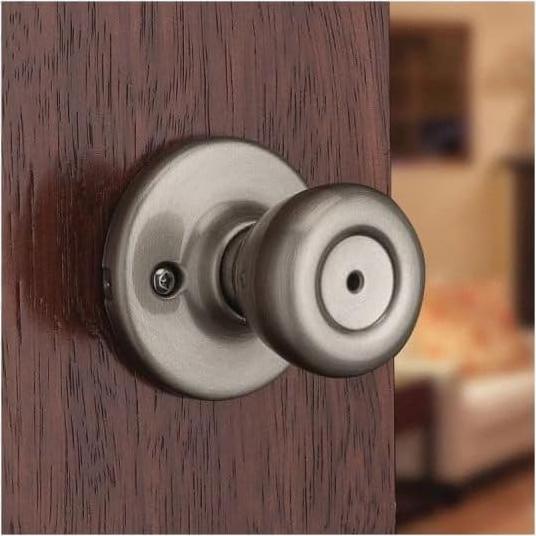 Pomo de Privacidad Kwikset Tylo Niquel Satinado 1 Paquete