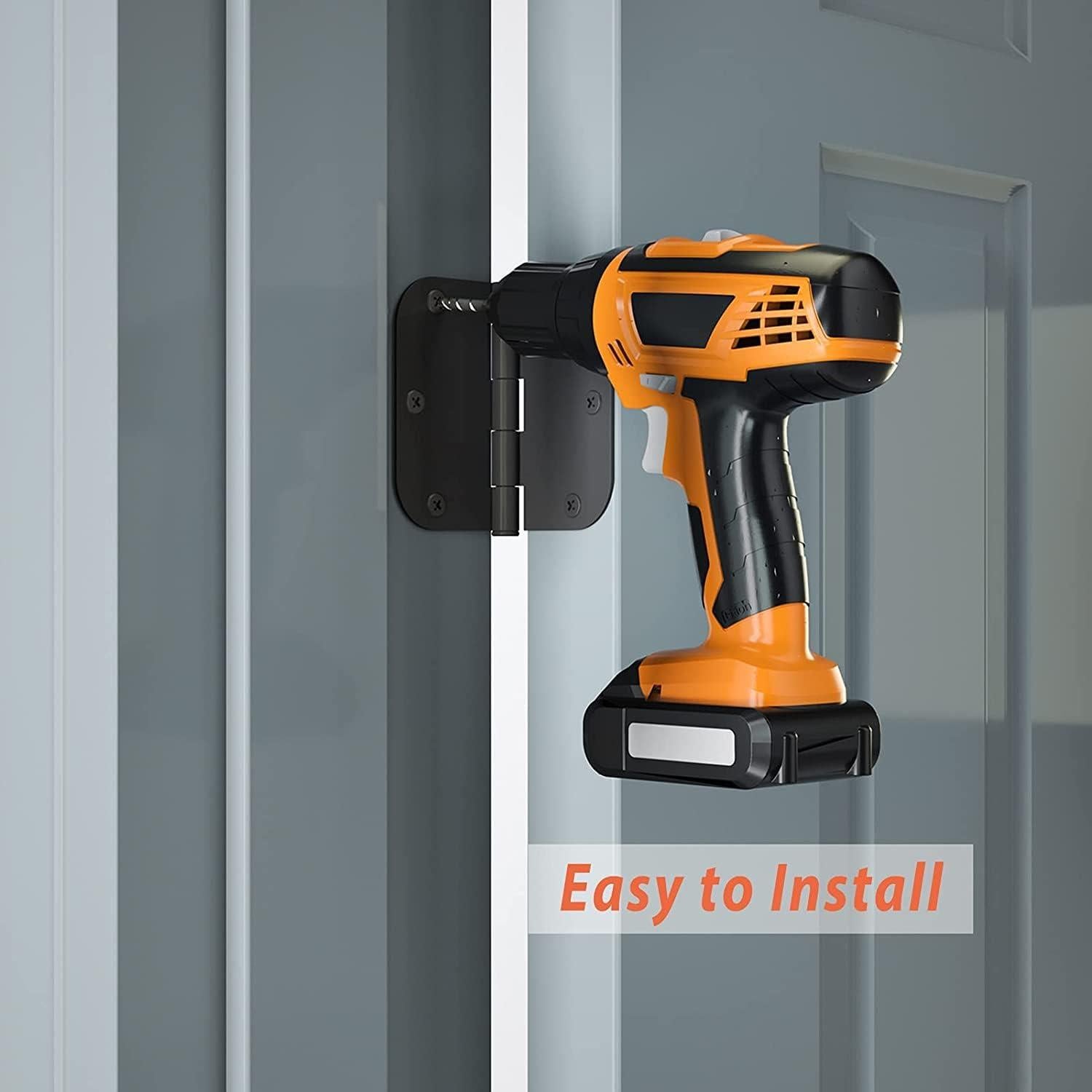 Bisagras de Puerta HOSOM 3.5" x 3.5" Negras Mate 3 Pzas