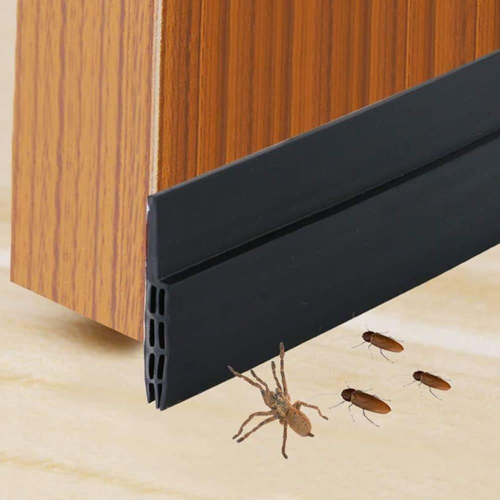 2PC Tapón de Draft de Silicona para Puerta 99 cm Aislamiento Acústico