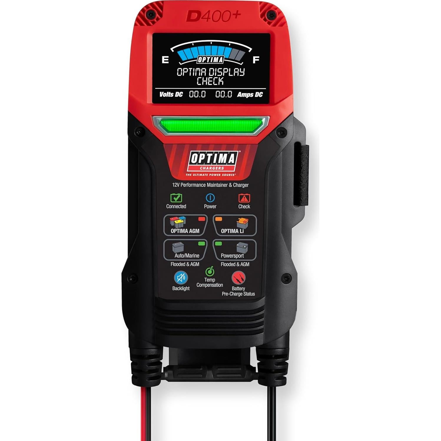 Cargador Mantenedor 12V OPTIMA Digital 400+ para Baterías