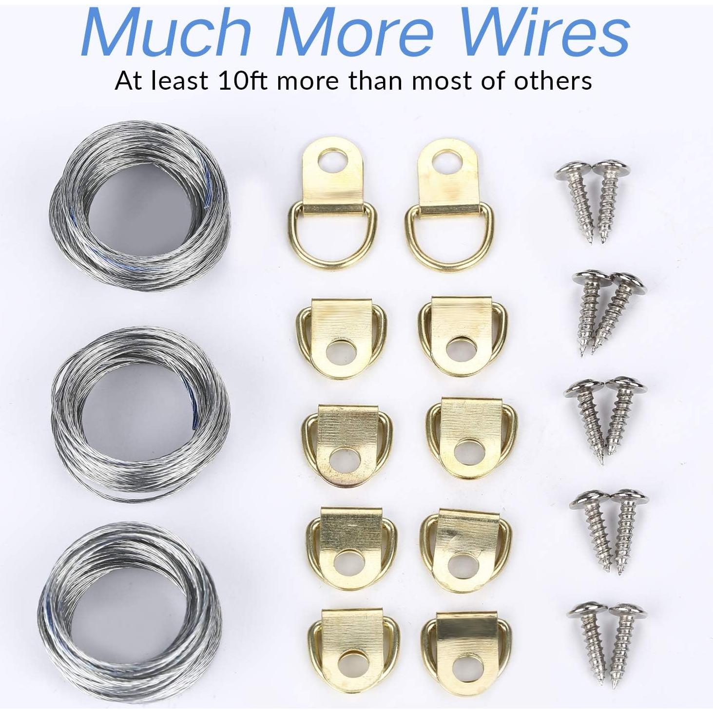 Kit de Ganchos para Cuadros Stepcool 225 Piezas Alta Resistencia