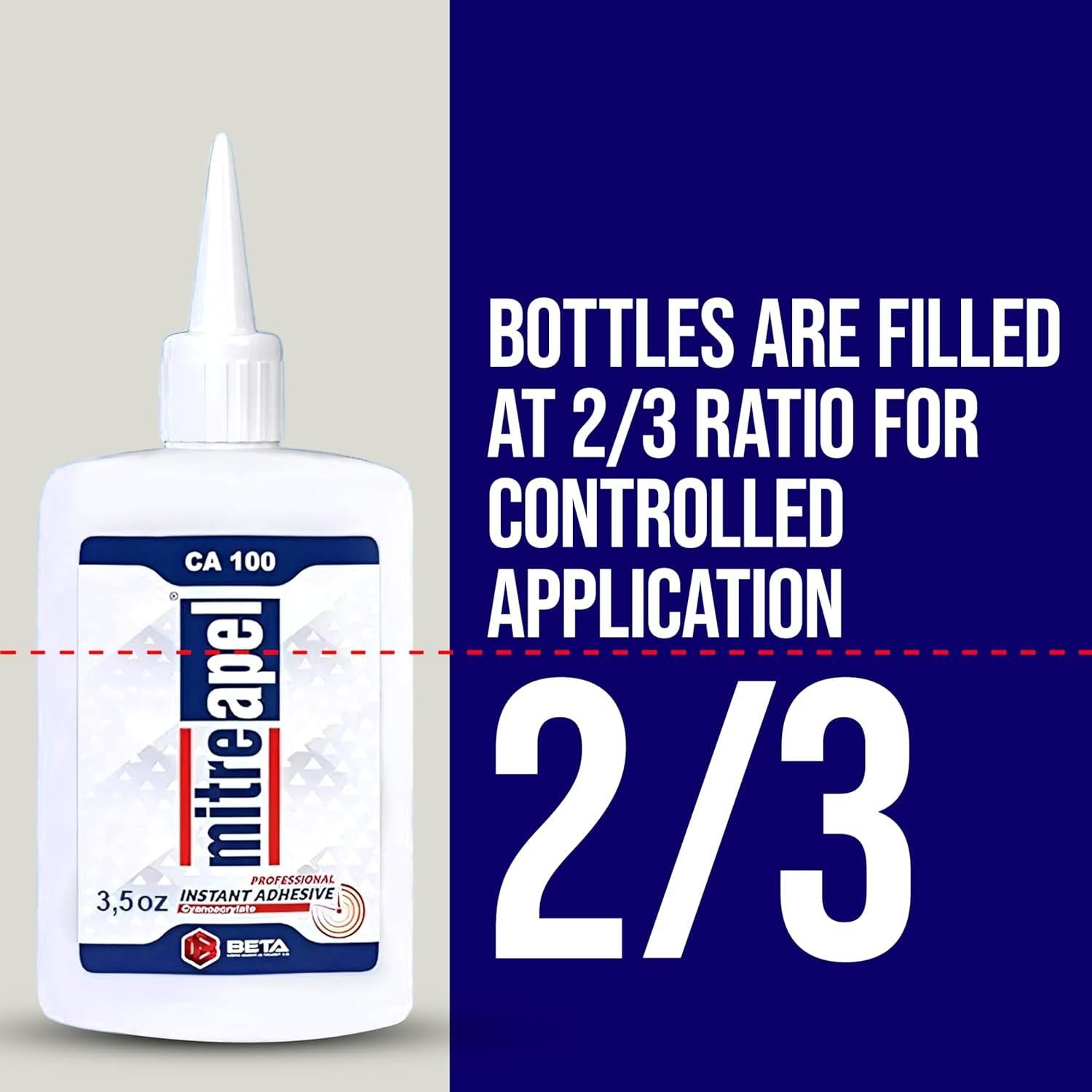 Adhesivo Cianoacrilato Profesional Mitreapel 2x48ml y Activador