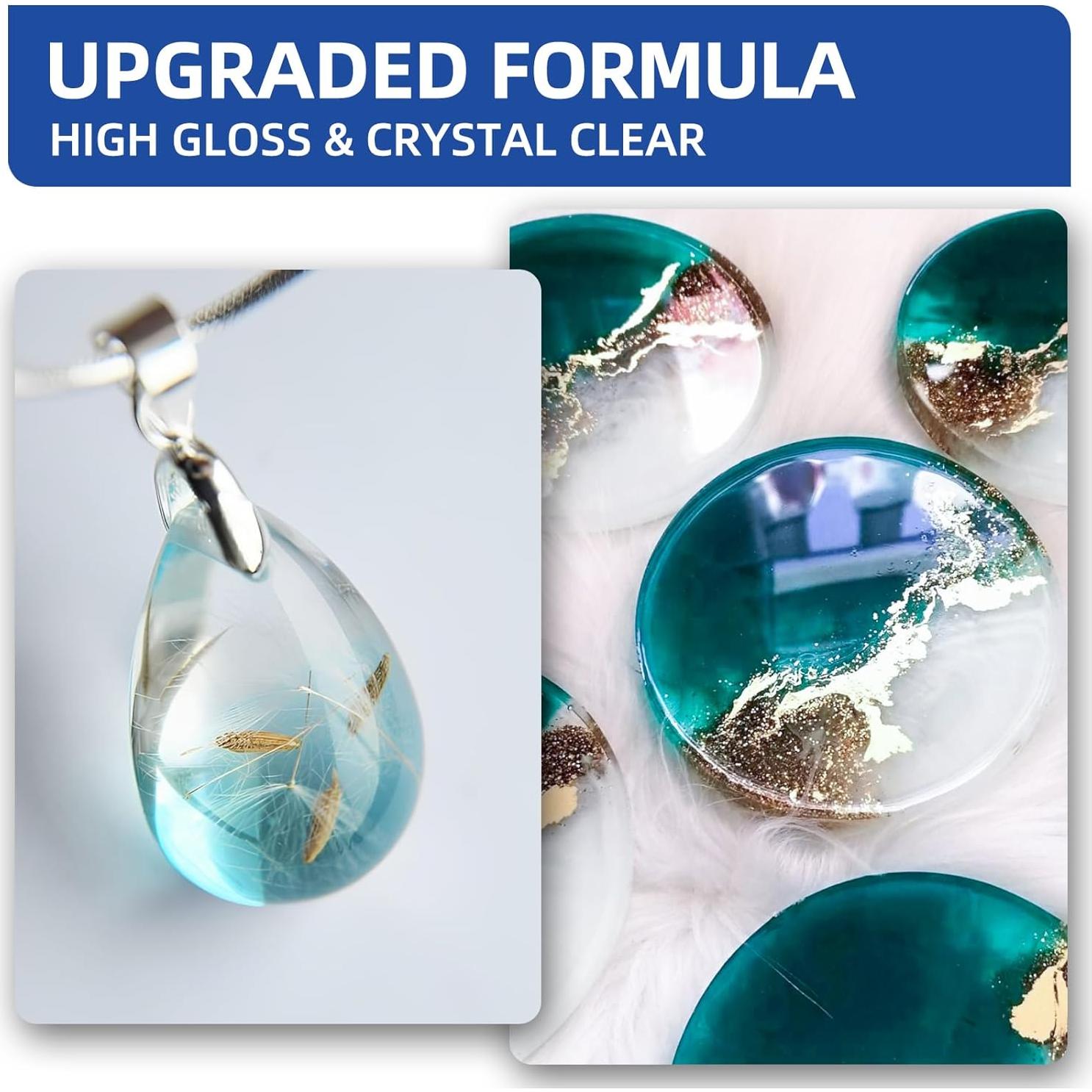 Kit de Resina Epóxica Cristalina 1 Galón Honleek - Sin Burbujas