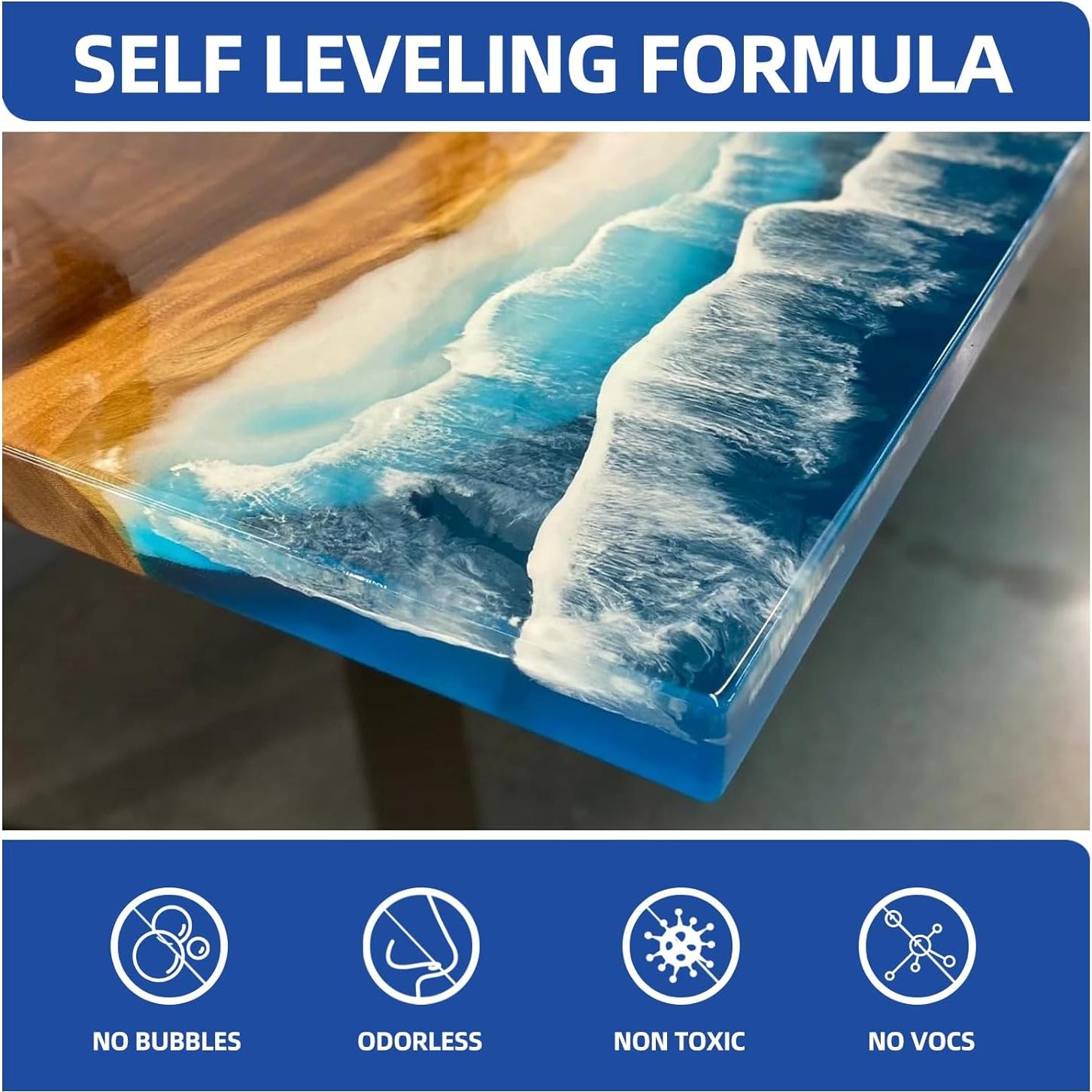 Kit de Resina Epóxica Cristalina 1 Galón Honleek - Sin Burbujas