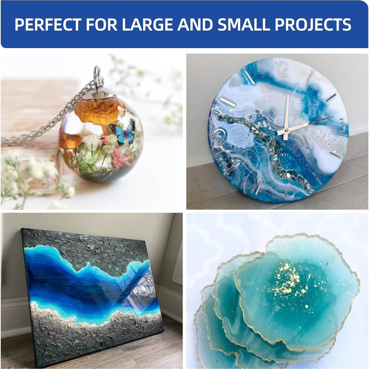 Kit de Resina Epóxica Cristalina 1 Galón Honleek - Sin Burbujas