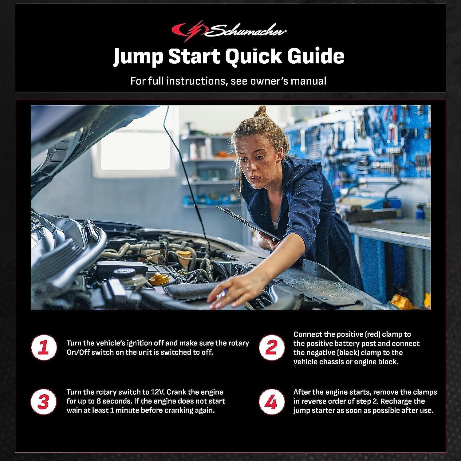 Arrancador de Coche Schumacher DSR159 12V 4000A Portátil