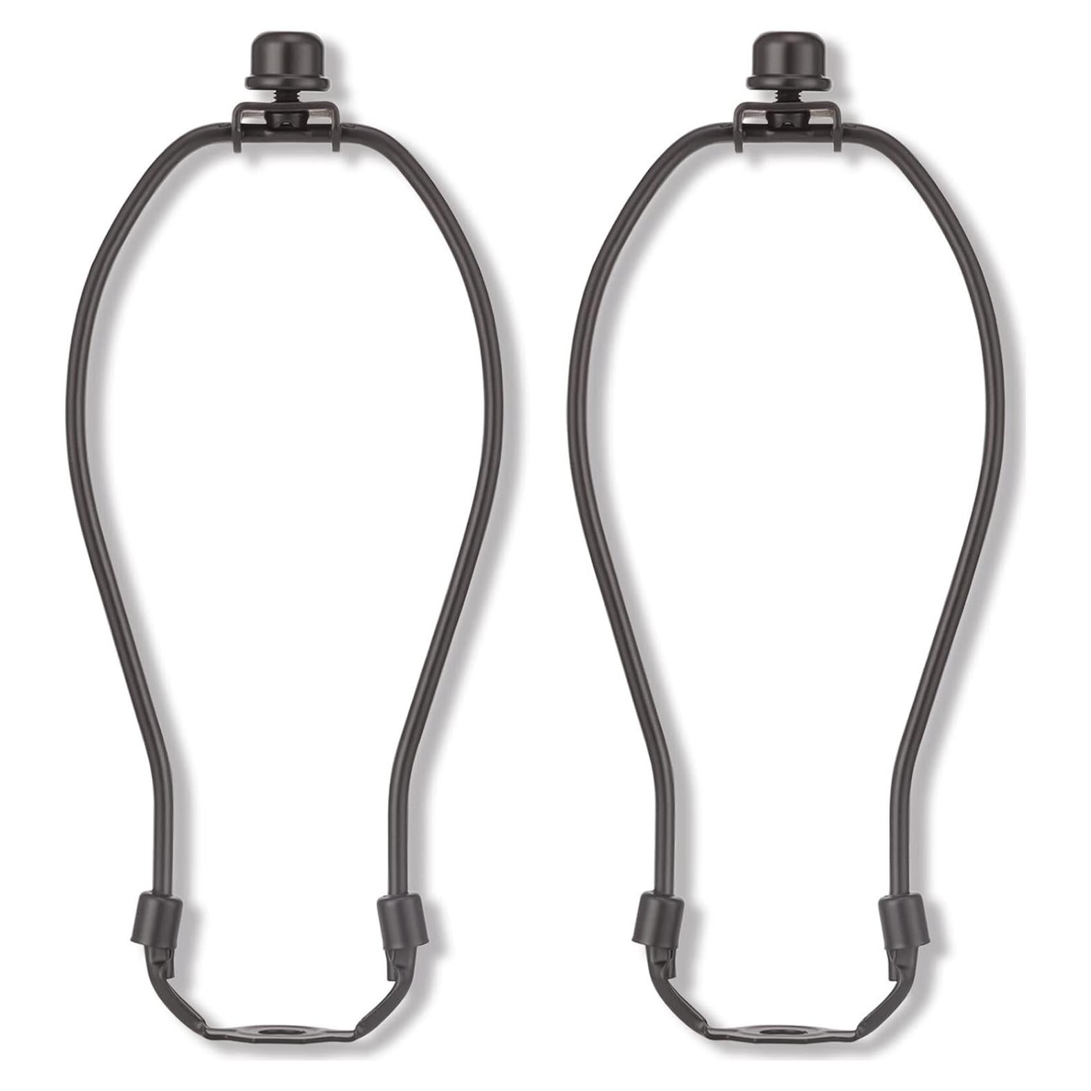 Soporte de Pantalla de Lámpara Qc 20.32 cm Bronce 2 Piezas