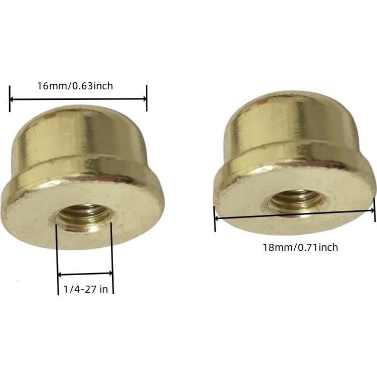 Tapa de Remate de Lámpara Sólida GDQLCNXB - 2 Piezas