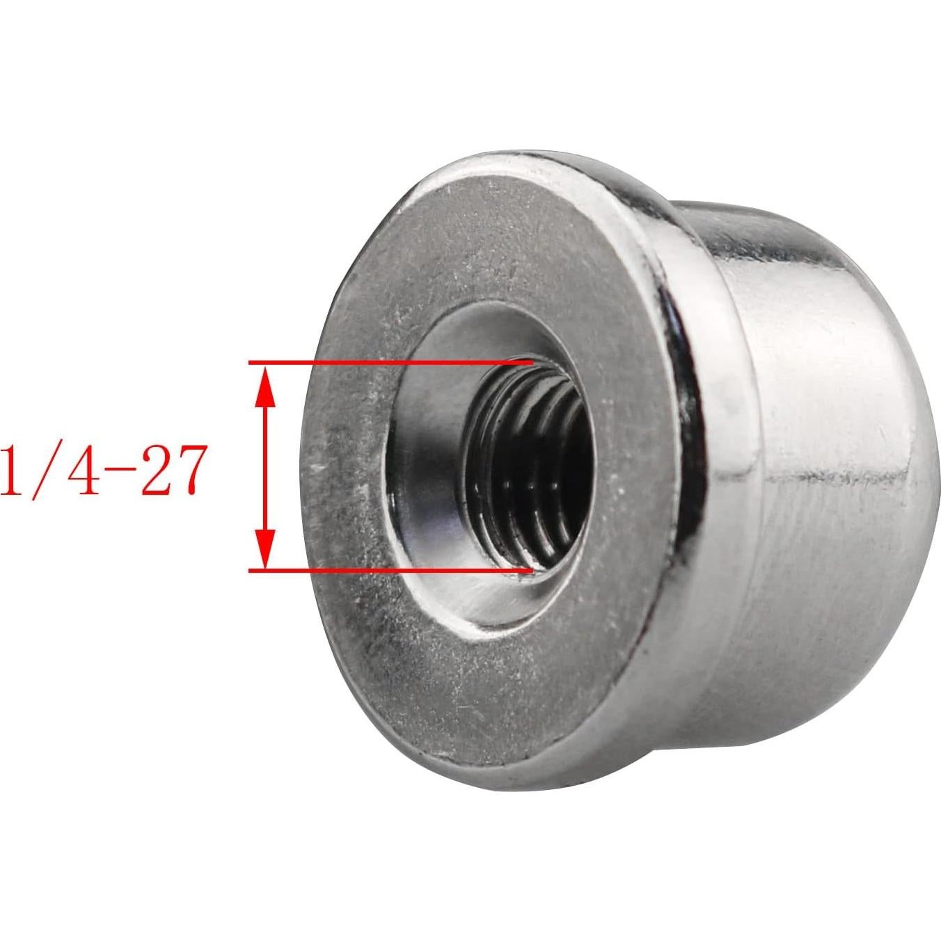 2 Tapas de Remate de Lámpara Sólidas DGBRSM Plata 7.69cm