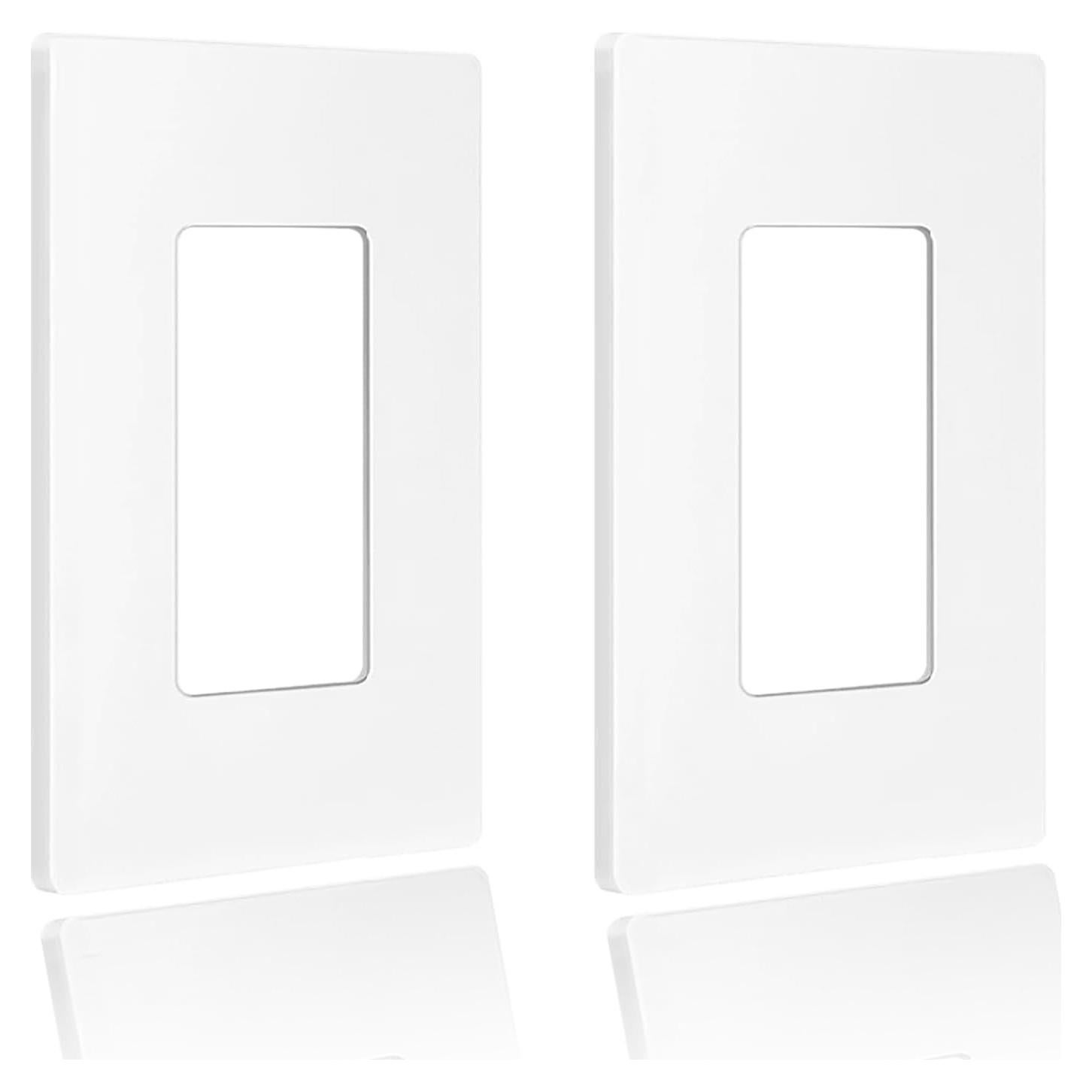 Placa de Pared Sin Tornillos WokHok 1 Gang 2 Piezas Blanco