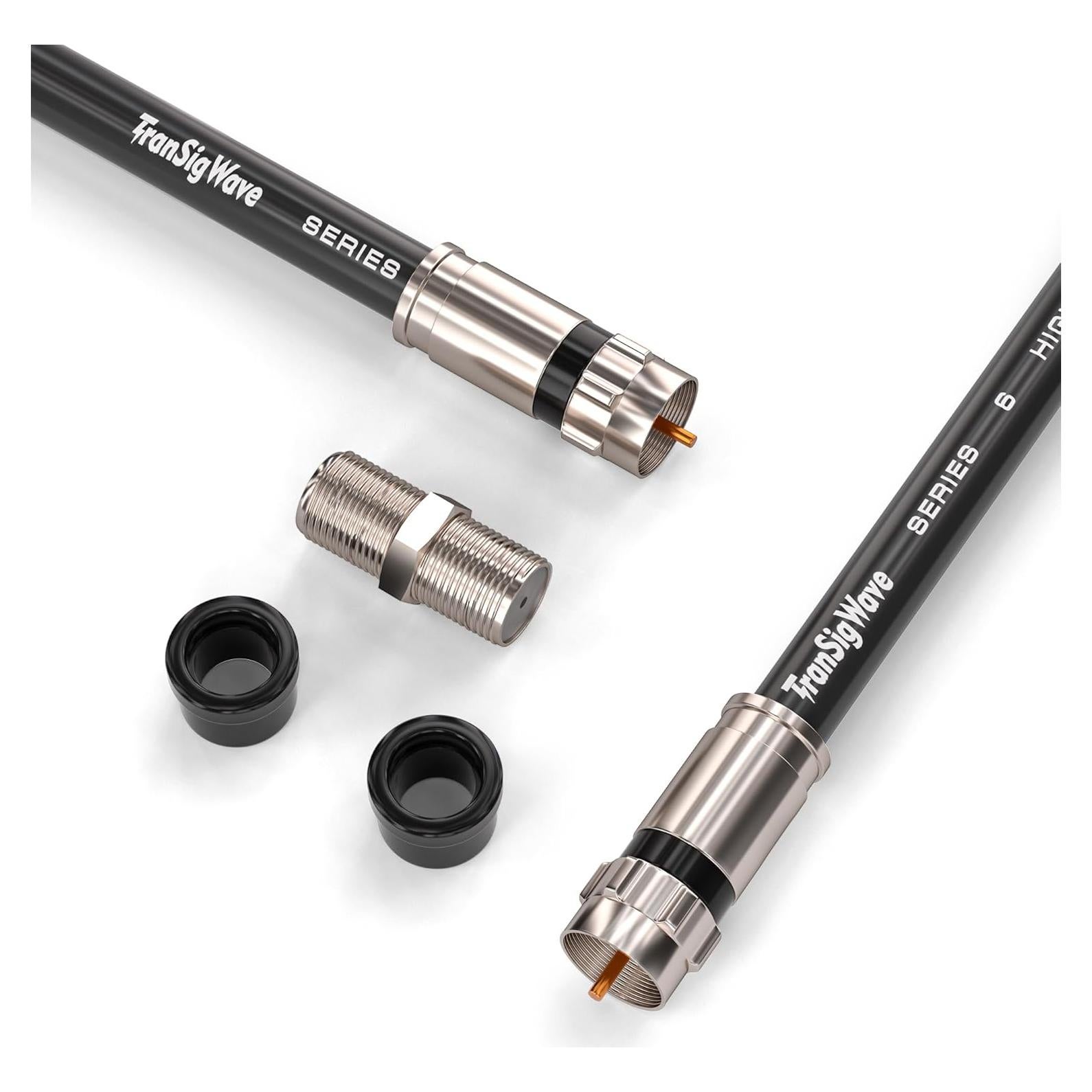 Cable Coaxial RG6 TranSigWave 12.19m - Alta Velocidad y HD