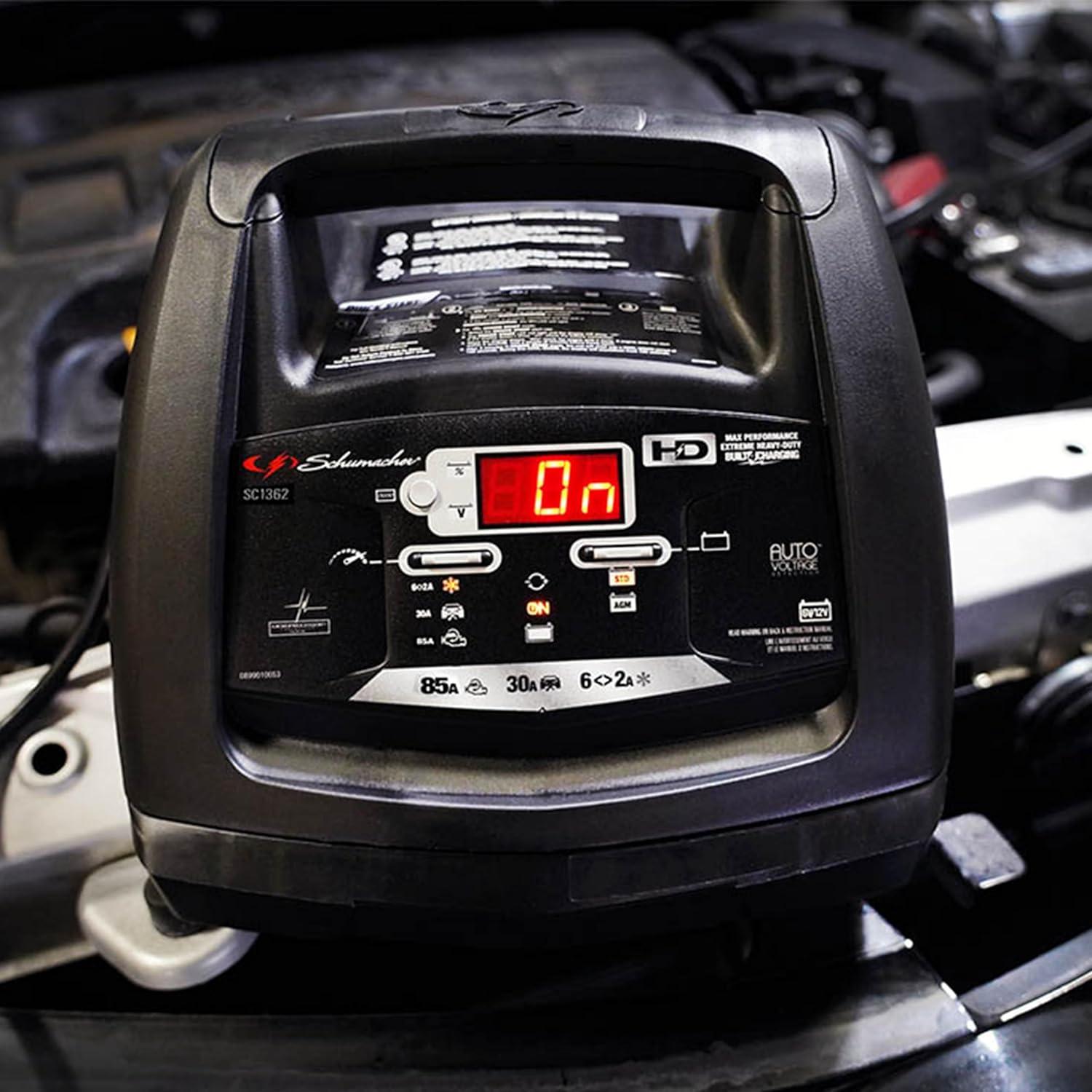 Cargador y Arrancador Schumacher SC1362 85A 6V/12V Automático