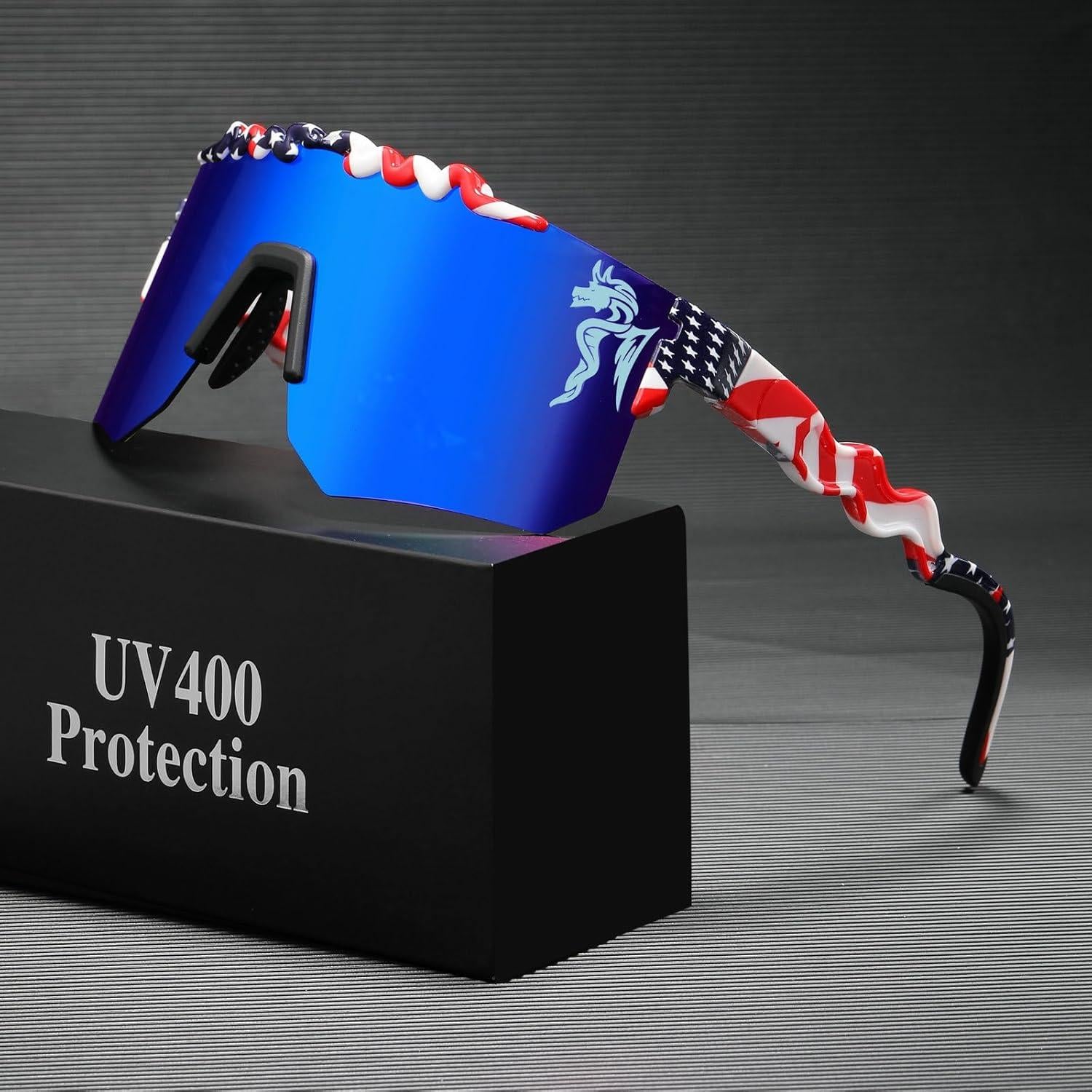 Gafas de sol RICONE UV400 polarizadas unisex para deportes