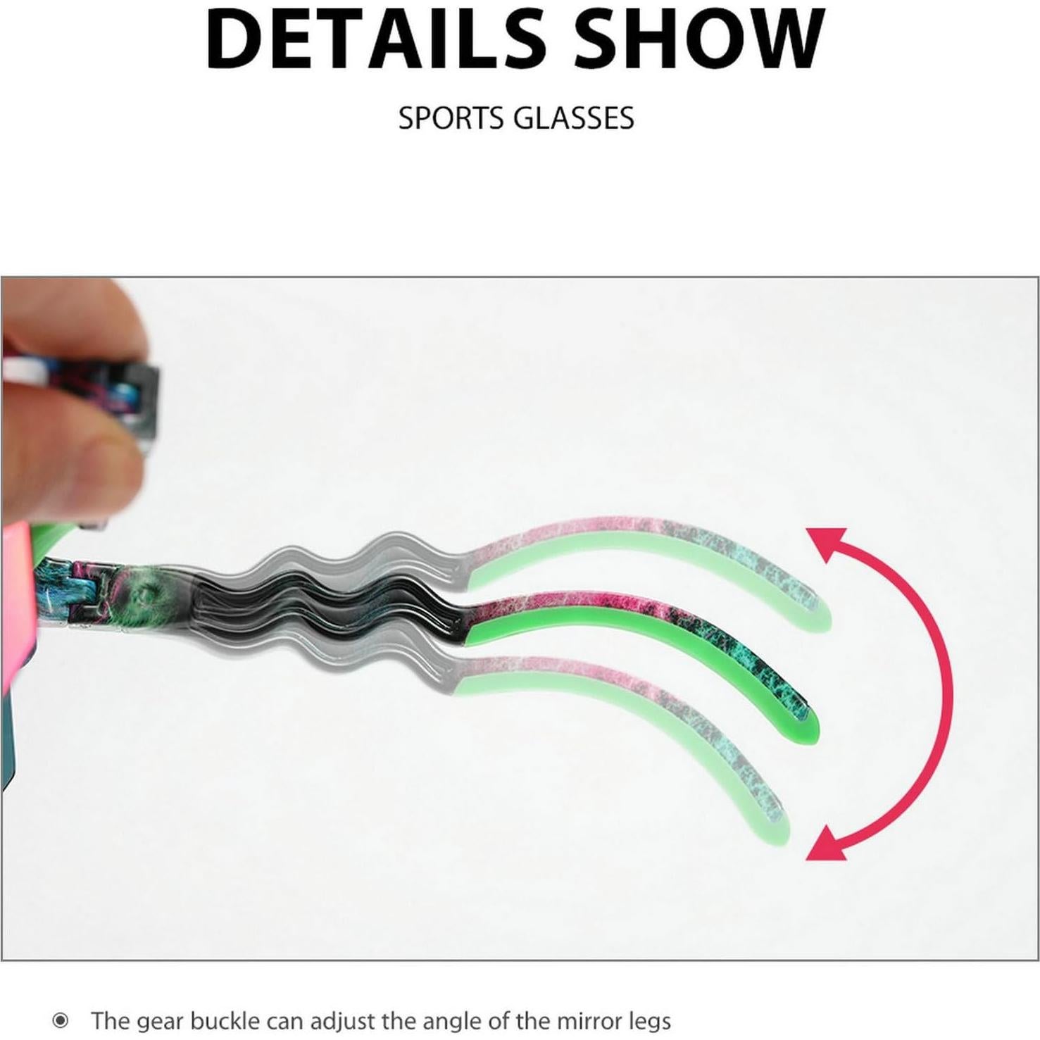 RICONE Two Sizes Cycling Sunglasses Polarized UV400 for Adults Youth Boys Girls Men Women Baseball Sports Glasses Outdoor