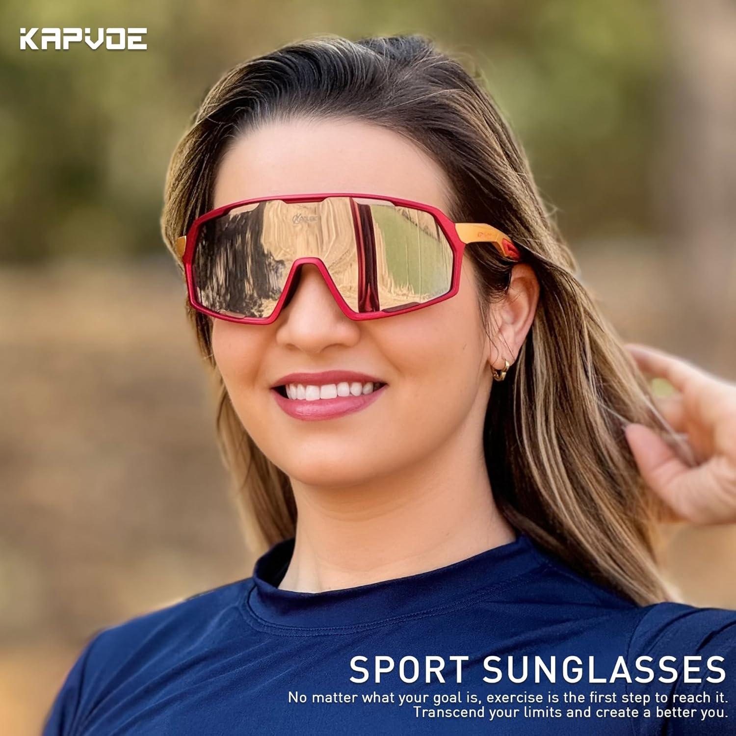 Gafas de Ciclismo KAPVOE K160 Polarizadas UV400 Unisex