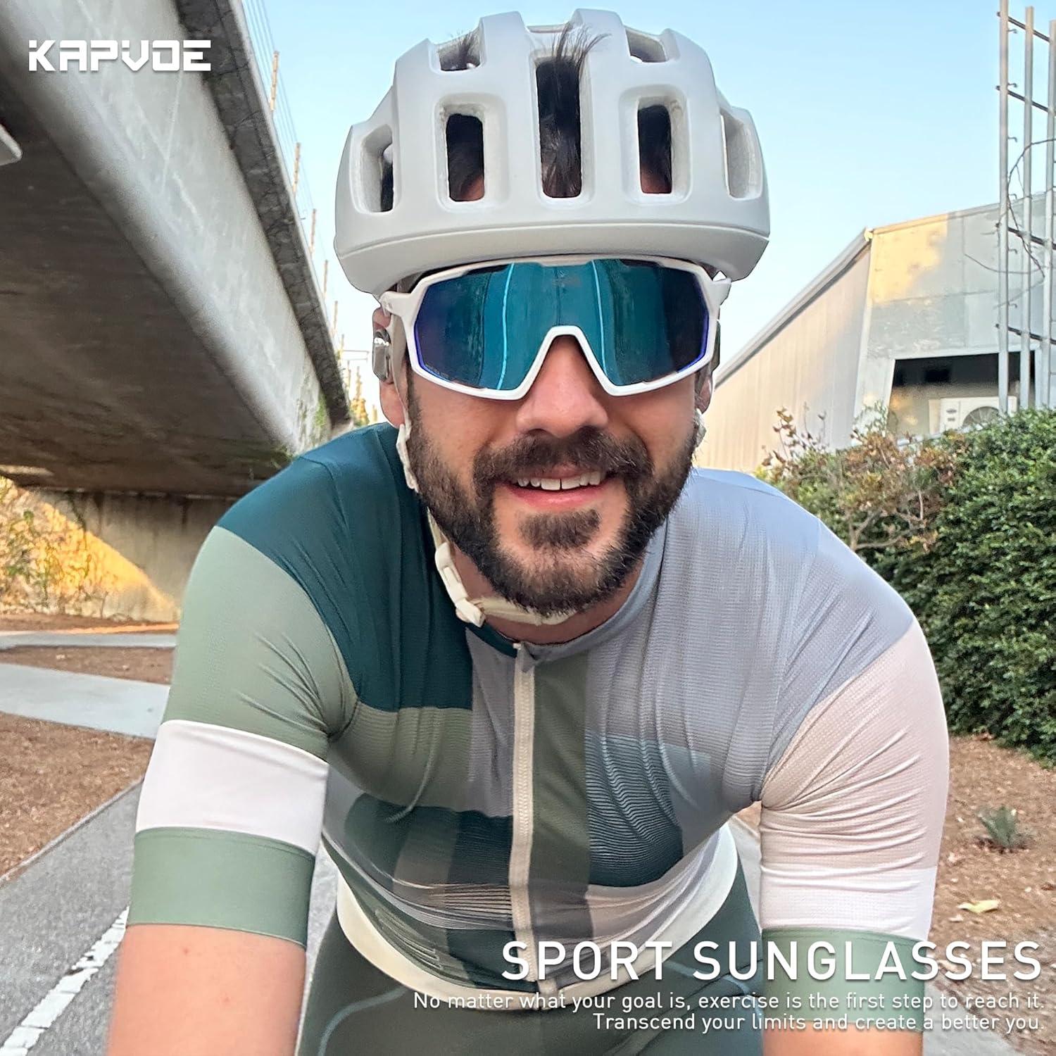 Gafas de Ciclismo KAPVOE K160 Polarizadas UV400 Unisex